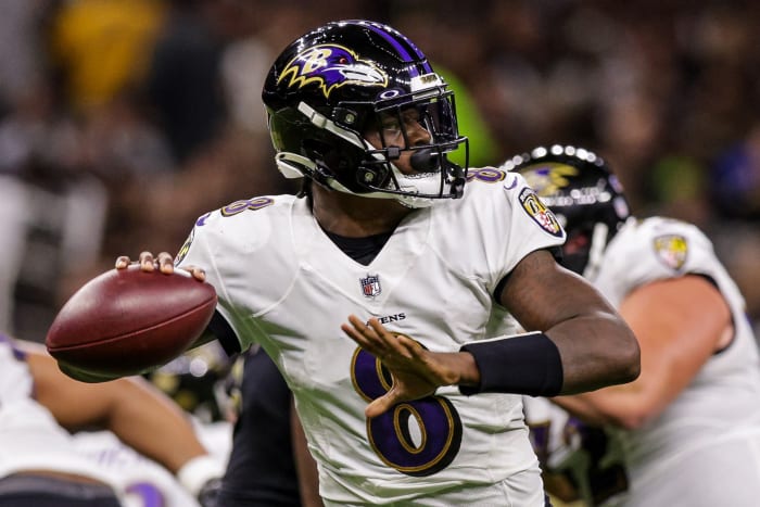 Baltimore Ravens quarterback Lamar Jackson